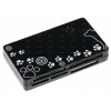 Считыватель PC Pet CR-215DBK [SD/SDHC/MMC/RS-MMC/Mini SD/Micro SD/MS/MS PRO/MS Duo/MS PRO Duo/M2/CF] USB 2.0 BLACK