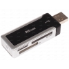 Считыватель Trust ROBSON MINI (15298) [SD/Micro SD/SDHC/MMC/Mini SD/MS/MS Duo/MS PR] USB 2.0 BLACK/WHITE
