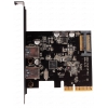 Контроллер ORICO PA31-2P USB 3.1 (2x Type-A, 15 pin int - питание) PCI-E