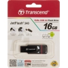 Флеш Диск Transcend 16Gb Jetflash 340 TS16GJF340 USB2.0 черный/красный