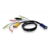 Кабель USB KVM 5M 3 IN 1 SPHD 2L-5305U ATEN