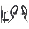 Наушники AUDIO-TECHNICA ATH-SPORT1iS [вставные (затычки), закрытые 20-23000 Гц,микр.,клипсы,каб.1.2м, разъем3.5мм,черн.]
