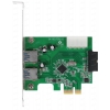 Контроллер 5Bites CE171H-U3 USB 3.0 (2 внешних порта, 1 внутренний порт 19 pin) PCI-Ex1