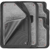 Коврик салона Autoprofi (MAT-420) [Отстегивающийся ковролин/ПВХ/4 предм./(Серый)]