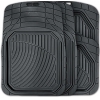 Коврик салона Autoprofi DEFENDER (TER-515) [Вырезаемые/4 предм./(Черный)]