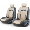 Авточехлы Трансформеры Autoprofi COMFORT (TRS/COM-001G) [Экокожа/6 предм./(Черный/Св. бежевый)]