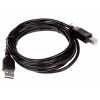 Кабель USB 2.0 A (M) - USB B (M), 3m, FinePower [UamUbmBSi300V2Tmc] Черный