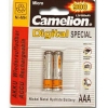 Аккумулятор Camelion NH-AAA900BP2 (1.2V, 900mAh) NiMH, Size "AAA"