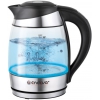 Электрочайник Endever KR-323G [2600 Вт, 2 л, корпус: стекло, поддерж. температуры, 5 вариантов подсветки]