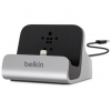 Док Станция Lightning Belkin для iPhone 5/5s/5c/6/6 Plus (1А, MFI, 1,2, cеребристый)[F8J045btSLV]
