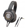 Наушники AUDIO-TECHNICA ATH-WS770iS [охватывающие, закрытые, 15–25000 Гц,микр каб. 1,2м, разъем 3.5мм коричневый]