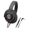 Наушники AUDIO-TECHNICA ATH-WS770iS [охватывающие, закрытые, 15–25000 Гц,микр каб. 1,2м, разъем 3.5мм черные]