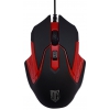 Мышь проводная Jet.A OM-U57 1600dpi Black/Red USB