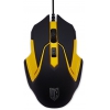 Мышь проводная Jet.A OM-U57 1600dpi Black/Yellow USB