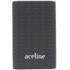 Портативный аккумулятор Aceline GX-7.8 (2,1A, 1xUSB, компактный кабель), черный
