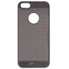 Накладка на корпус Premium Loopee для Apple iPhone 5/5S/SE, пластик,серый