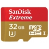 Флеш карта microSDHC 32Gb Class10 Sandisk SDSQXVF-032G-GN6MA Extreme + adapter