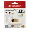 OTG USB Flash 32GB Transcend JETFLASH USB 2.0 (Gold)