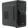 Minitower Aerocool <Qs-183 Advance Blue> microATX  без БП