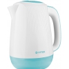 Электрочайник Vitek VT-7059 W [1,7л, 2200 Вт, корпус: пластик, подсветка, авто. открытие крышки]