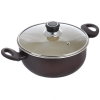 Кастрюля Jarko JDC-224-21 Chocolate Dark [объем: 3,5 л, диаметр: 24 см, штампованный алюминий, антипригарное покрытие]