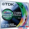 CD-RW TDK   700Mb 10x speed