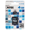 Память Mirex  (microSDHC) 4 Gb class 4 + адаптер