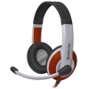 Наушники Defender Warhead G-120 [охватывающие, закрытые, 20–20000 Гц, микр., рег.гром, каб. 2м, разъем 2x3.5м крас-бел]
