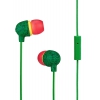 Наушники Marley Little Bird Rasta [вставные (затычки), закрытые,18-20000 Гц, микр,каб 1.3м, разъем 3,5мм]