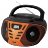 Магнитола BBK BX193U [CD/CD-R/RW/CD MP3, FM-радио, USB, 2x1Вт, черный/оранжевый]