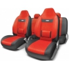 Авточехлы Autoprofi COMFORT (COM-1105H) [Велюр/11 предм./Размер: M/(Черный/Красный)]