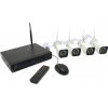 Orient <NVR+4IPC 720p Wi-Fi> (1xLAN, 3.5"SATA,WiFi, 2xUSB, HDMI, VGA + 4xCam 1280 x 720,  f=3.6mm, 35 LED)