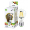 Лампа светодиодная ASD Filament LED-A60-PREMIUM [8Вт, 160-260В, Е27, 4000К, 720Лм, прозрачная]