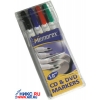 Memorex Маркер для CD/DVD Disc 4шт. (красный/синий/зеленый/черный)