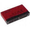 Считыватель L-PRO 1151 All-IN-1 [SD/SDHC/MMC/Mini SD/Micro SD/MS/MS PRO/MS Duo/MS PRO Duo/M2/CF] USB 2.0 RED