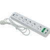 Cетевой фильтр APC Essential SurgeArrest PM5U-RS [5 розеток, 10А, 1.8 метра + 2USB]