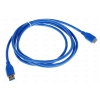 Кабель USB 3.0 A (M) - microUSB  (M), 2m, DEXP [UamMUmBSi020V3] Синий