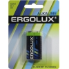 Ergolux <6LR61 BL-1> 9V, щелочной (alkaline),  типа "Крона"