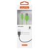 Кабель Micro USB QUMO ( круглый, 1м, зеленый)