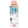 Кабель Micro USB QUMO ( круглый, 1м, синий)