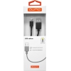 Кабель Micro USB QUMO ( круглый, 1м, черный)
