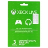 Карта оплаты подписки для сети Xbox LIVE: 3 мес.