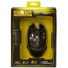 Мышь проводная Qumo Dragon War Solaris, 2200 dpi, Black, USB + коврик