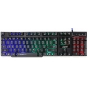 Клавиатура проводная Qumo Dragon War UNIСORN K01, мультимедиа, подсветка, USB 