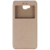 Флип - книжка NEW CASE для Huawei Honor 4C Pro, полиуретан, золотой