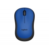 Мышь Logitech M220 Silent синий оптическая (1000dpi) беспроводная USB (2but) (910-004879)