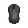 Мышь Logitech M220 Silent темно-серый оптическая (1000dpi) беспроводная USB (2but) (910-004878)
