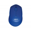 Мышь Logitech M330 Silent Plus синий оптическая (1000dpi) беспроводная USB (2but) (910-004910)