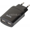 Сетевое зар./устр. Buro MC001 Smart 3.4A универсальное черный (MC001)