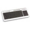 Клавиатура BTC 6200C Slim <USB&PS/2> 100КЛ+13КЛ М/Мед